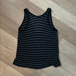 Black Striped Women's Tank Top